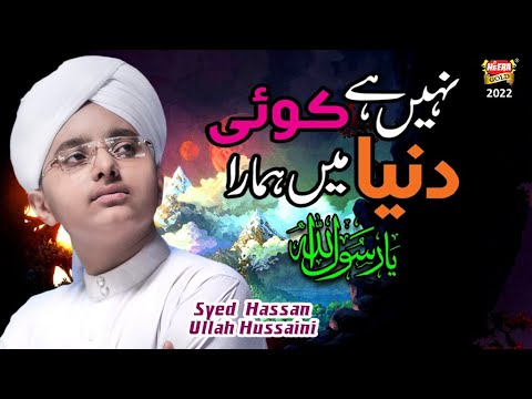 New Heart Touching Naat | Syed Hassan Ullah Hussaini | Nahi Hai Koi Duniya Mein Hamara | Heera Gold